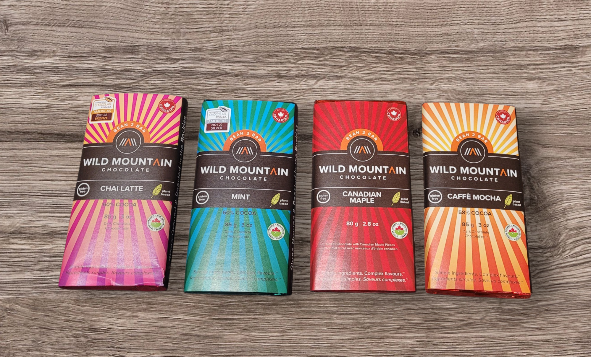 Wild Mountain Chocolate Bars