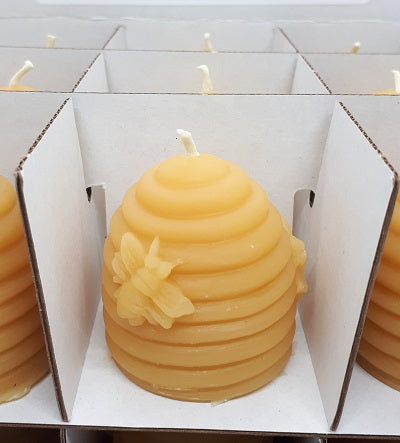 Pure Canadian Beeswax Candles (Shaped)