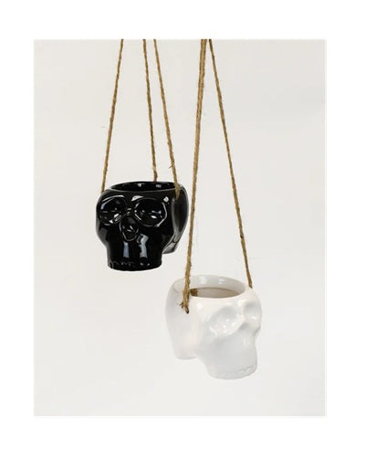 Hanging Skull Pot