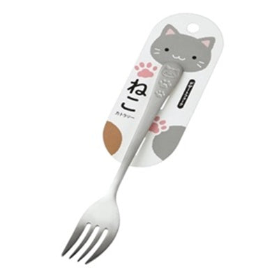Stainless Steel Cat Spoon and Fork