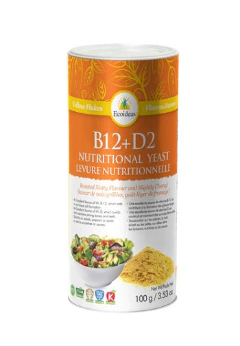 Nutritional Yeast B12+D2 Shaker