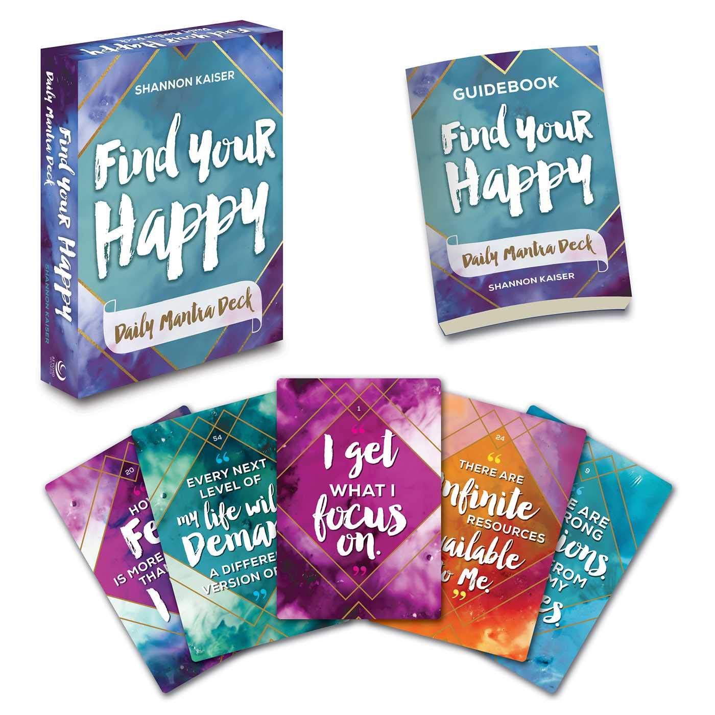 Find Your Happy Daily Mantra Deck Cards