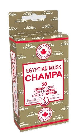 Natural Champa™ Incense Cones (Quebec)