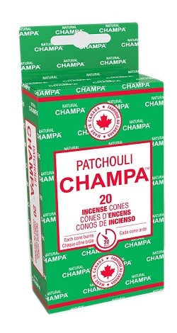 Natural Champa™ Incense Cones (Quebec)